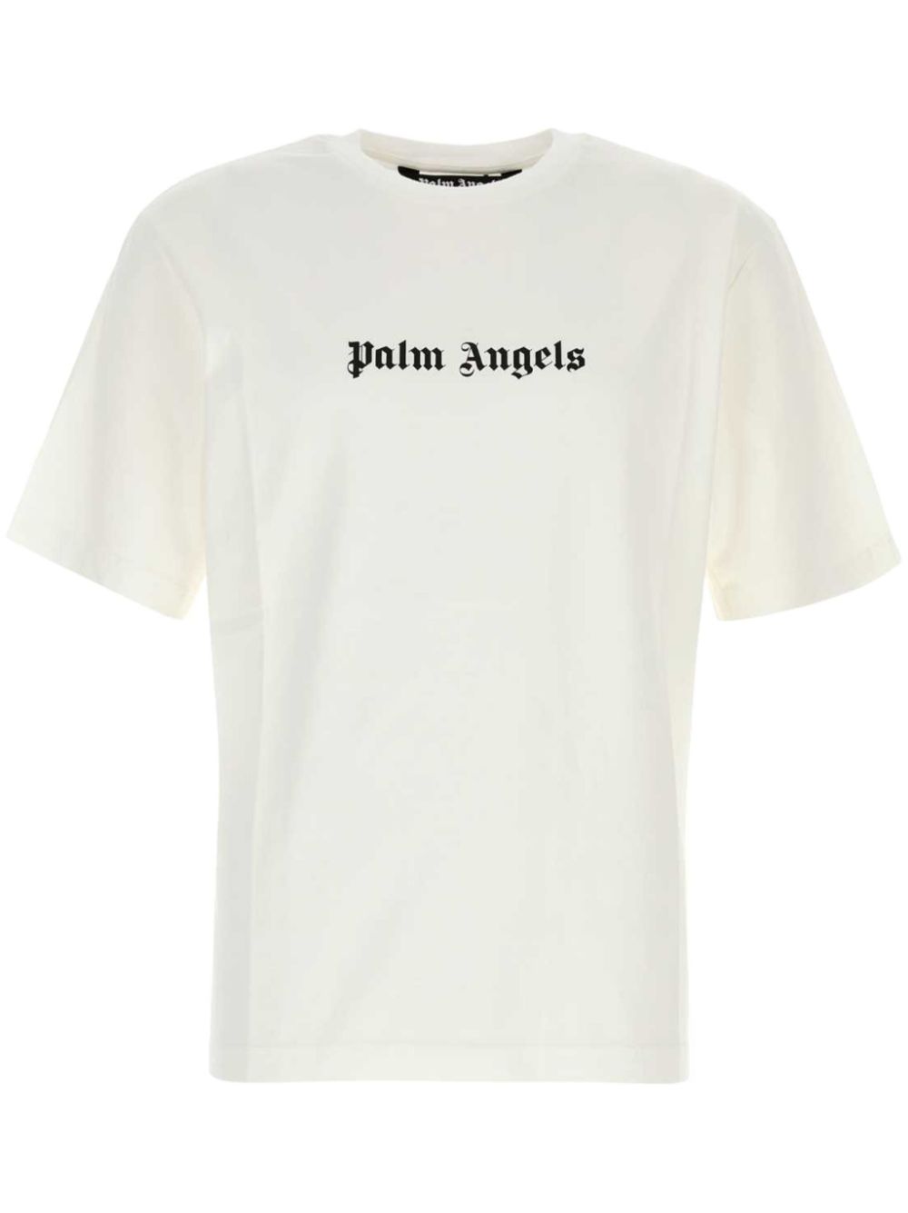 Palm Angels Men's Logo Print Crew Neck T-Shirt
