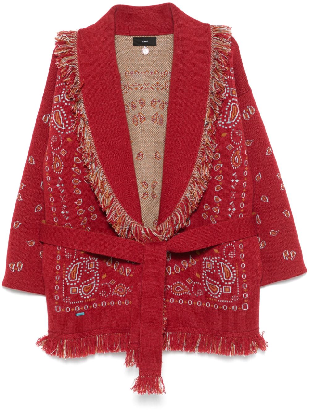 Alanui Women's Fringe-Detail Cashmere Cardigan