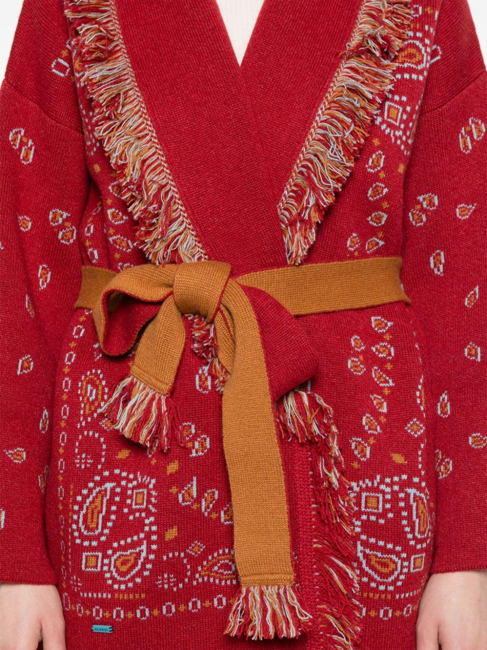 Alanui Women's Fringe-Detail Cashmere Cardigan