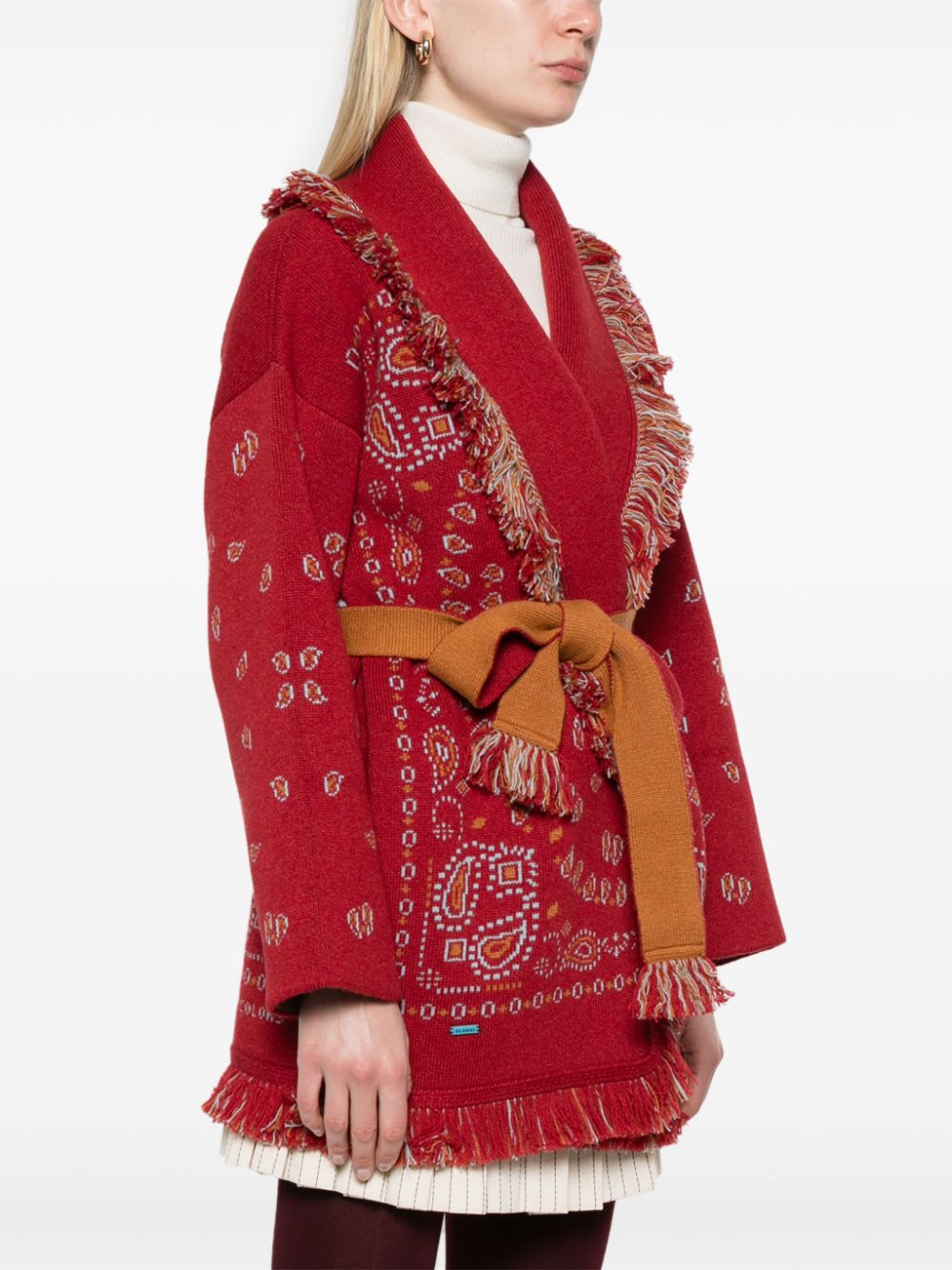 Alanui Women's Fringe-Detail Cashmere Cardigan