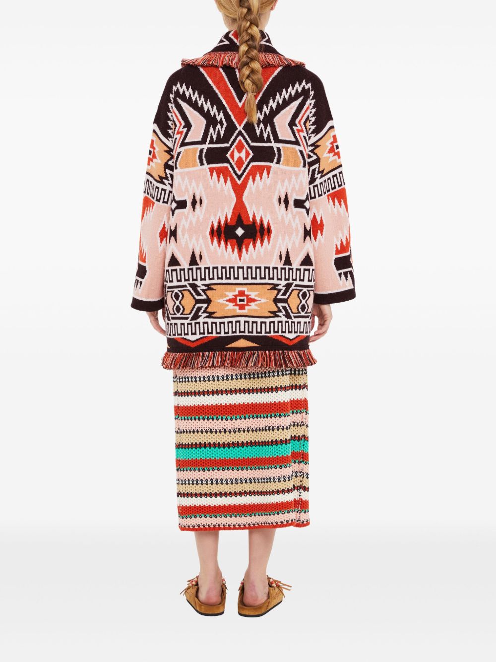 Alanui Women's Geometric Roots Cardigan