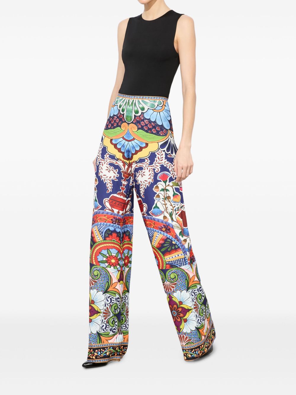 Alice + Olivia Women's Printed Trousers
