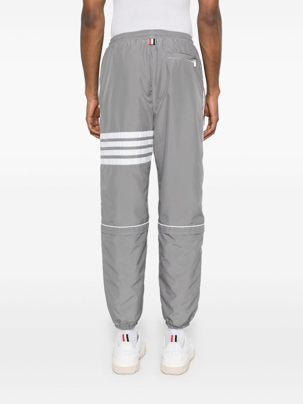 Thom Browne Men's Mid-Rise Ripstop Track Trousers