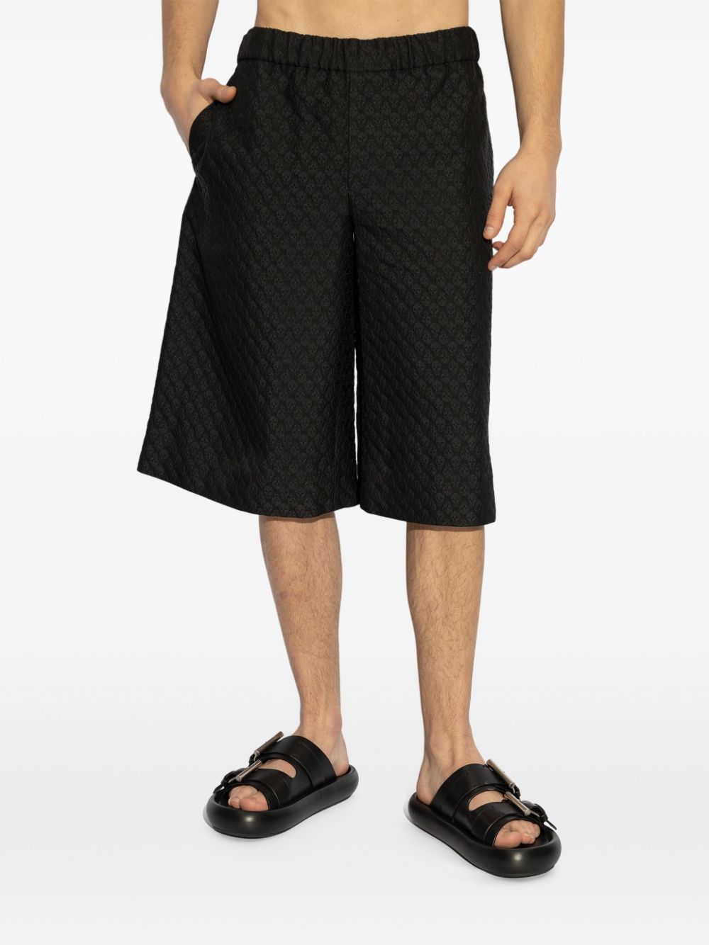 Alexander Mcqueen Men's Jacquard Bermuda Shorts