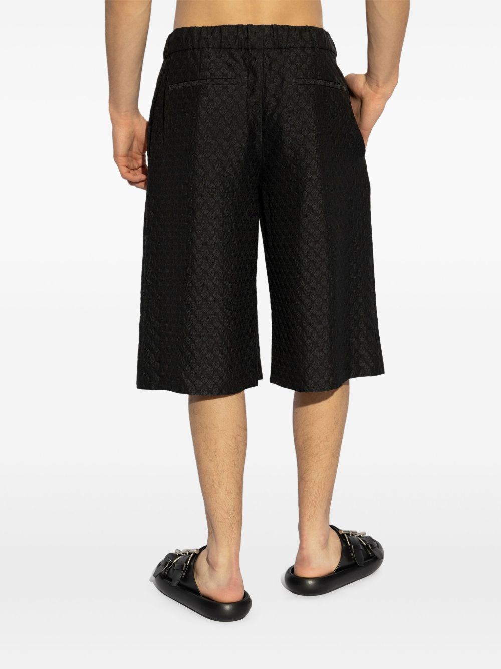 Alexander Mcqueen Men's Jacquard Bermuda Shorts