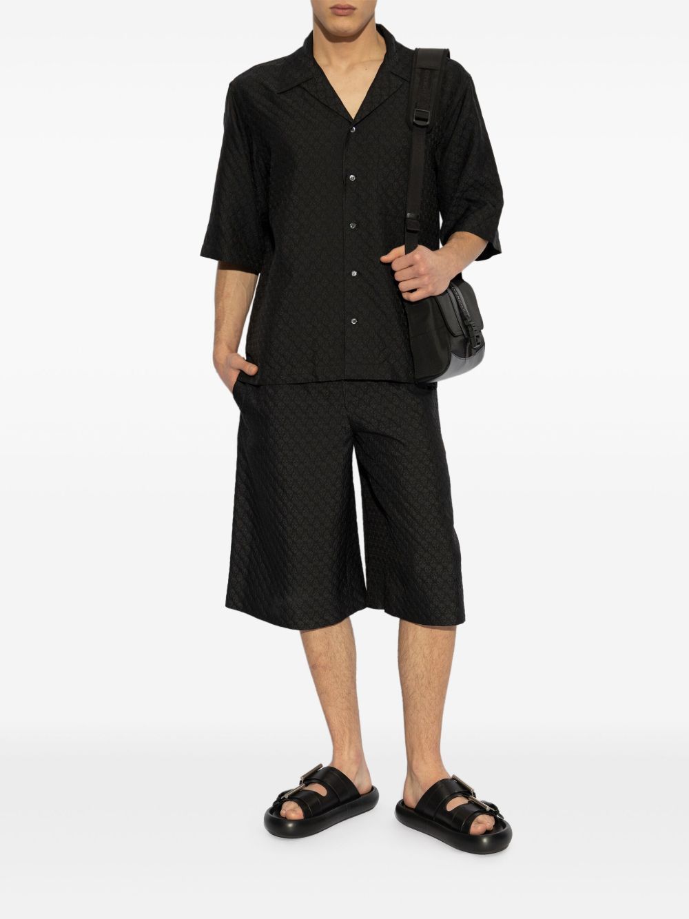 Alexander Mcqueen Men's Jacquard Bermuda Shorts