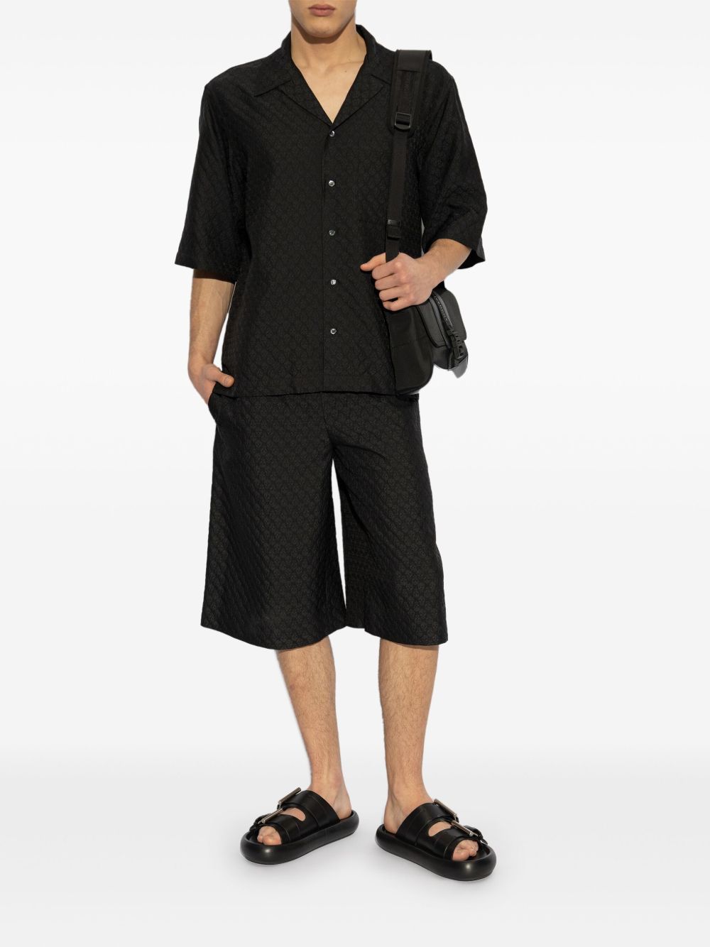 Alexander Mcqueen Men's Jacquard Bermuda Shorts