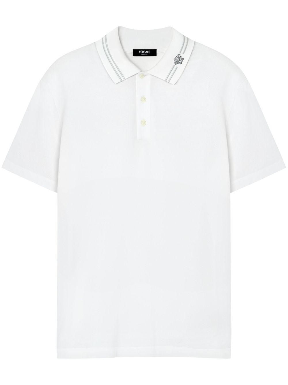 Versace Men's Medusa Embroidered Polo