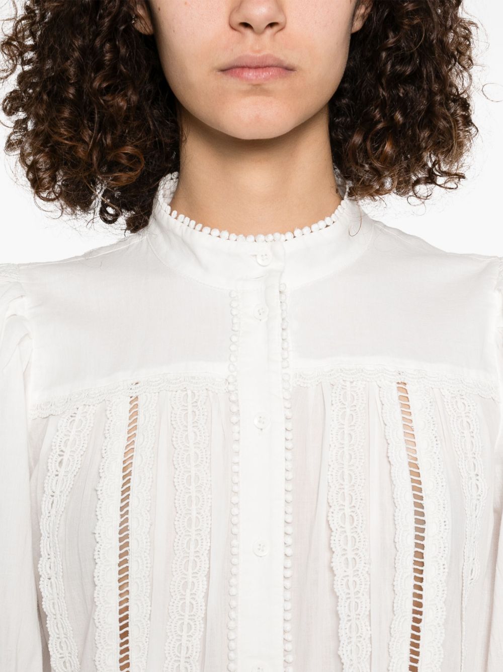 Alice + Olivia Women's Cora Cotton Blouse