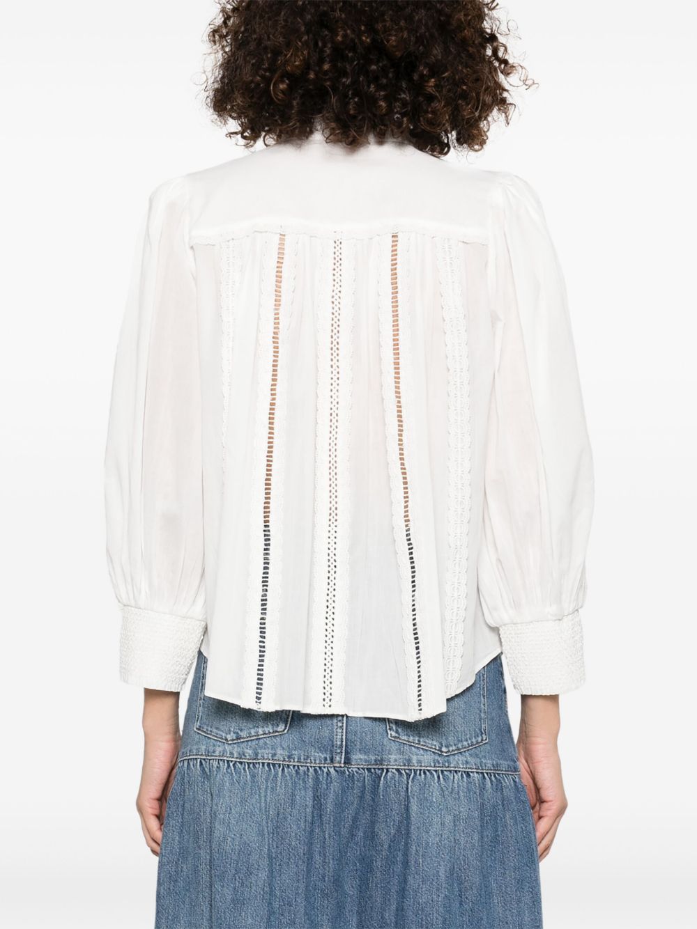 Alice + Olivia Women's Cora Cotton Blouse