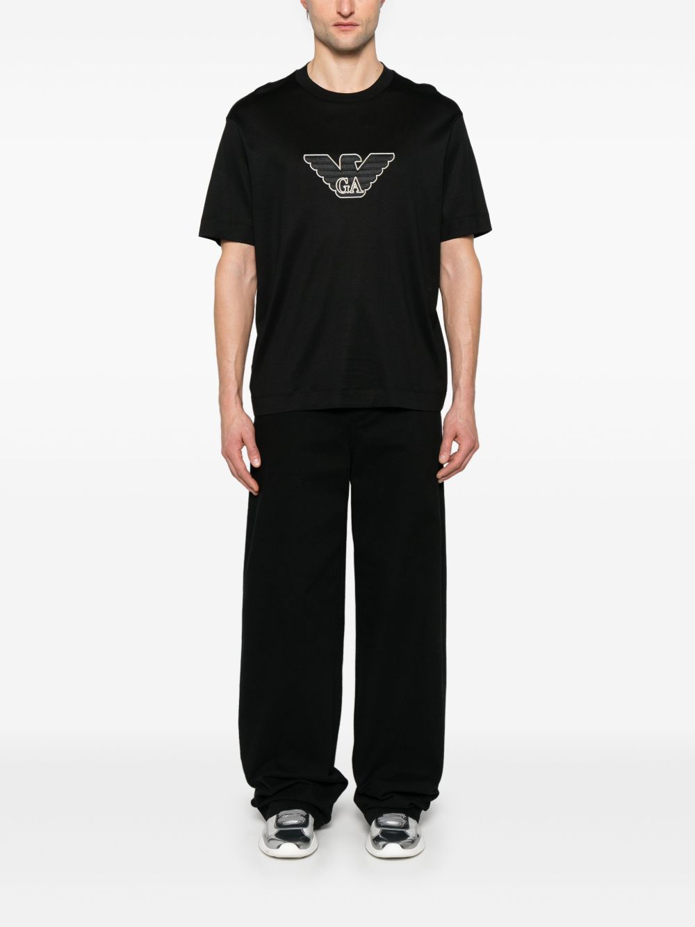 Emporio Armani Men's Embroidered Logo T-Shirt