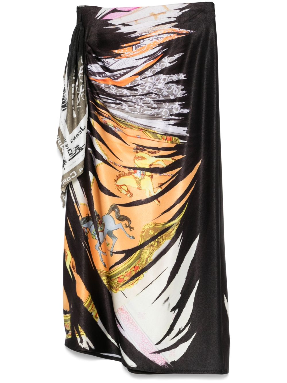 Diesel Women's Printed Midi Skirt