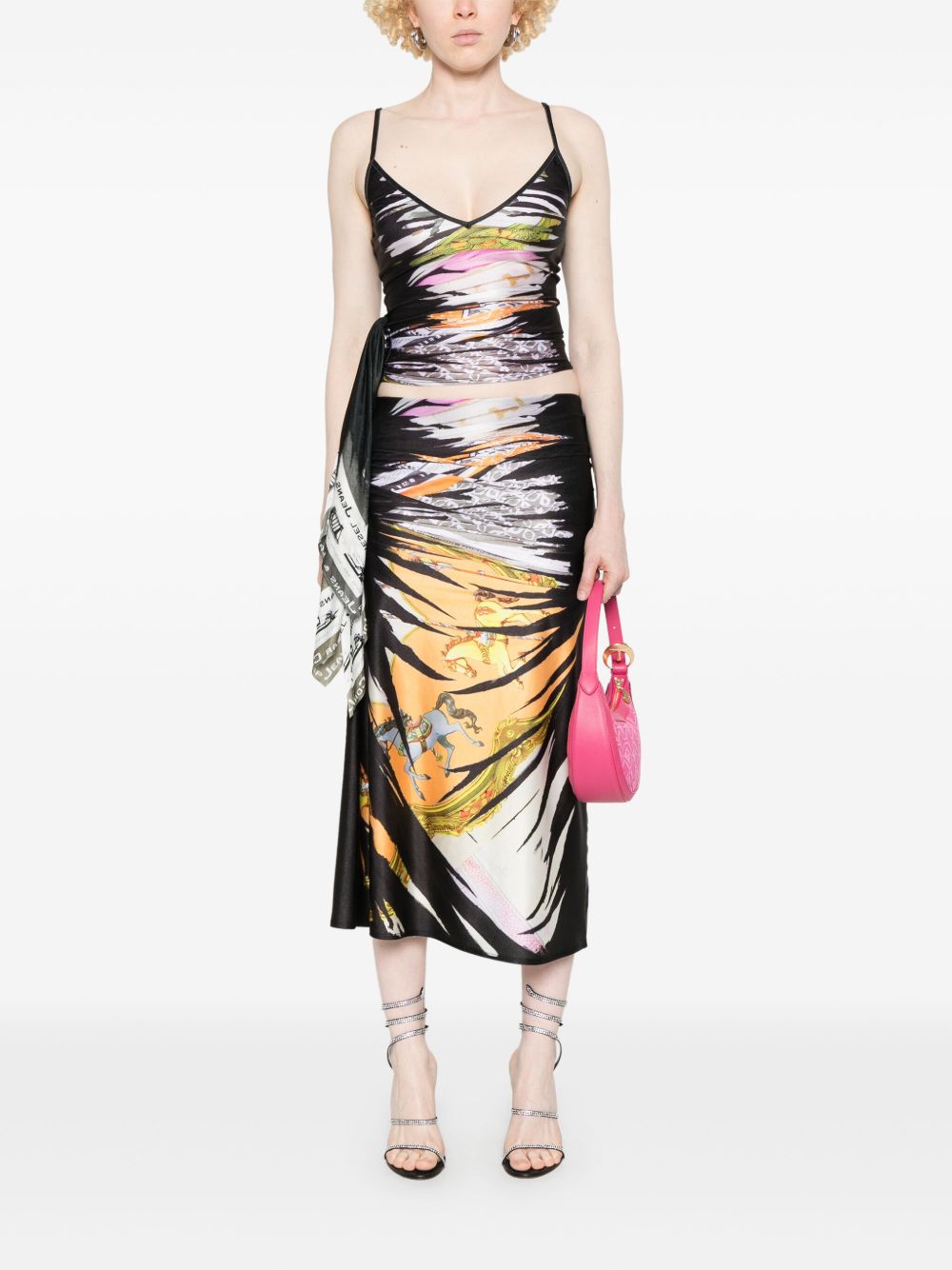 Diesel Women's Printed Midi Skirt