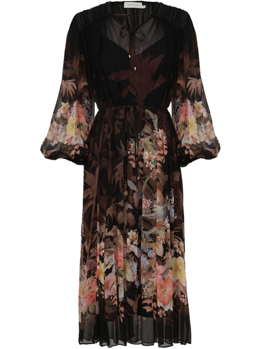 Zimmermann Women's Illuminate Drawn Sheath Dress