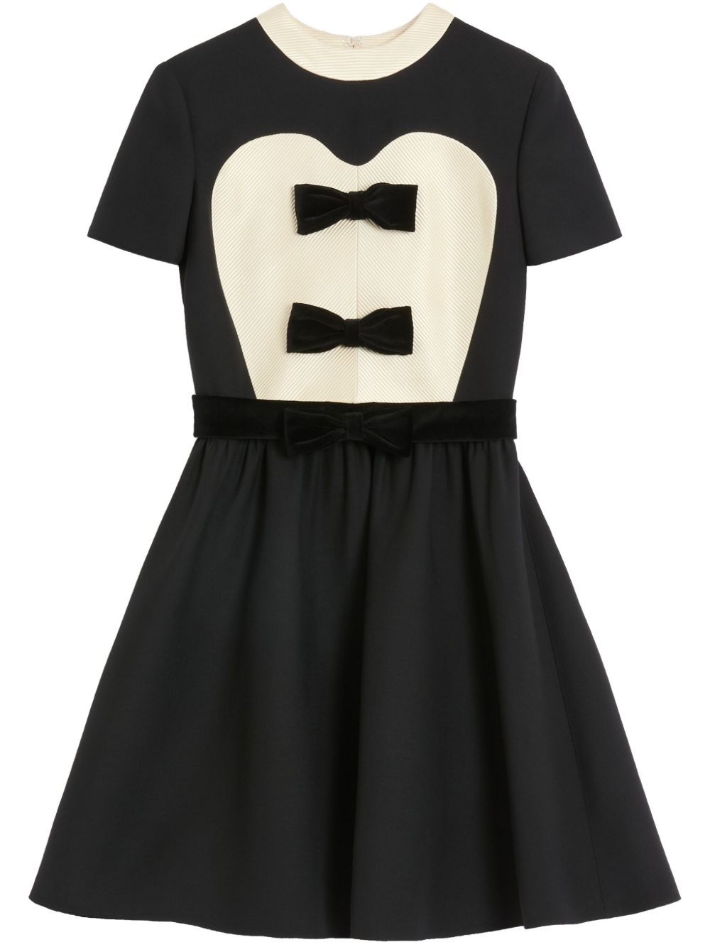 Valentino Women's Crepe Couture Short Dress With Bows