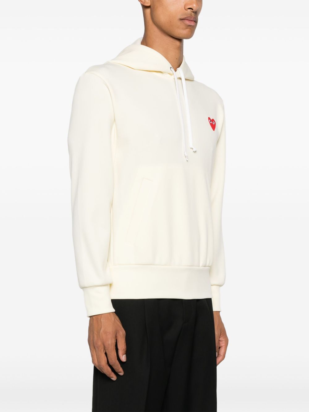 Comme Des Garcons Men's Hoodie With Logo