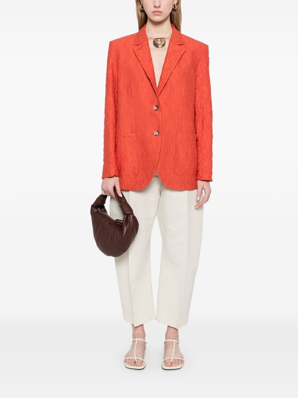 Harris Wharf London Women's Cotton Blend Blazer Jacket