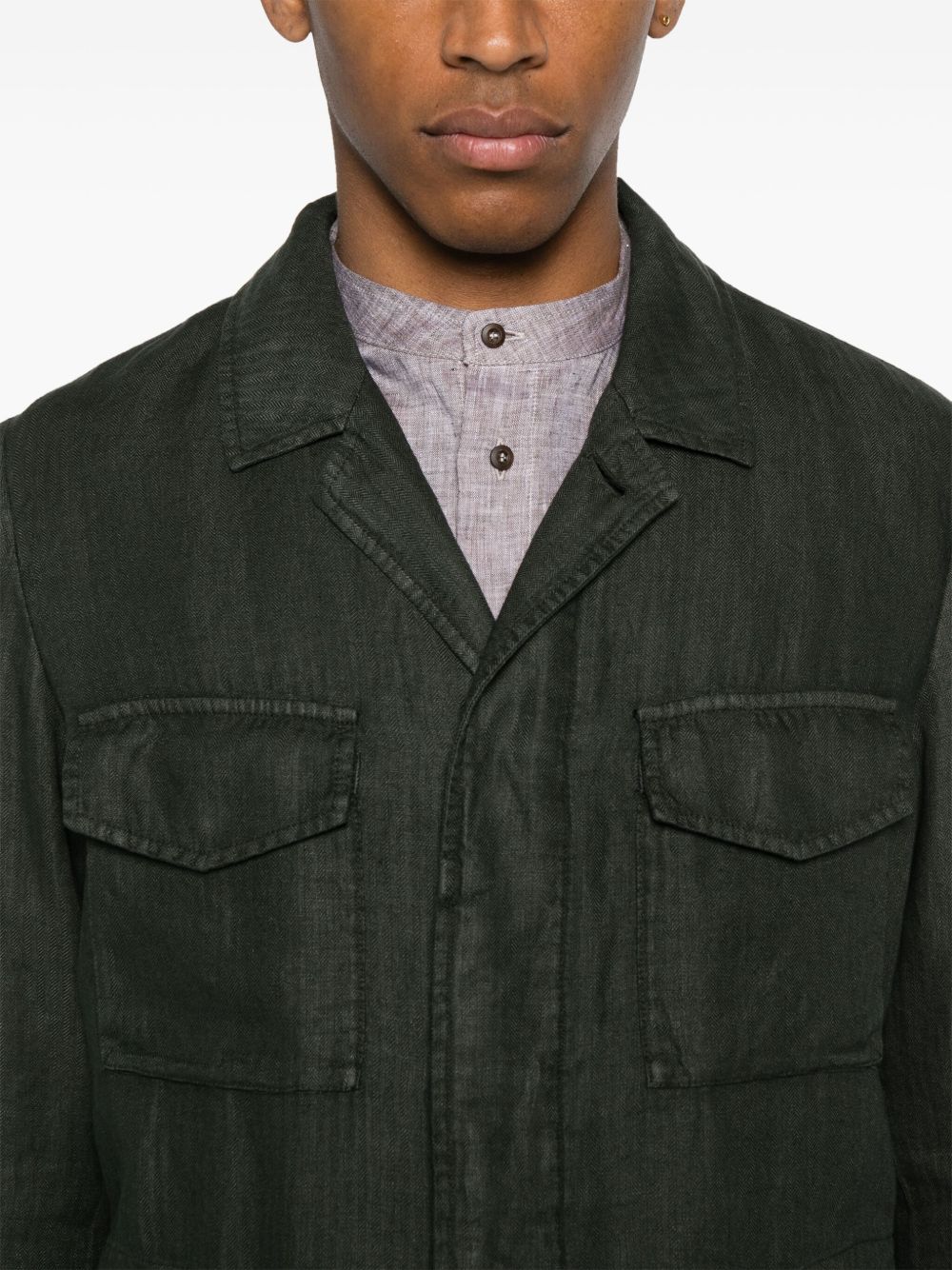 Boglioli Men's Giacca In Lino