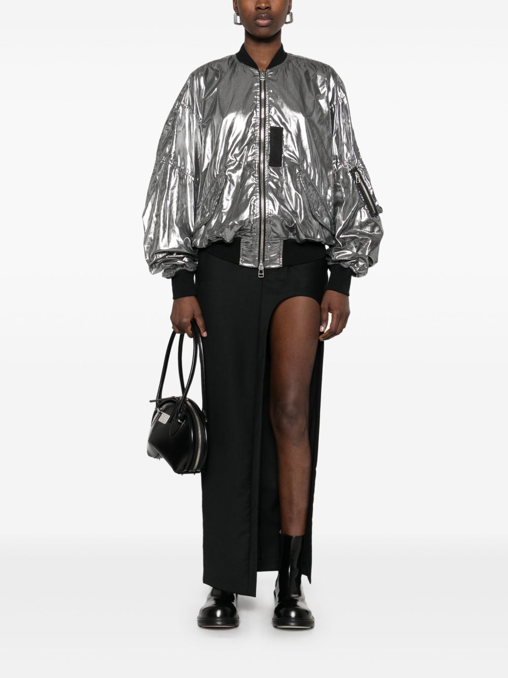 Junya Watanabe Women's Metallic Effect Bomber Jacket