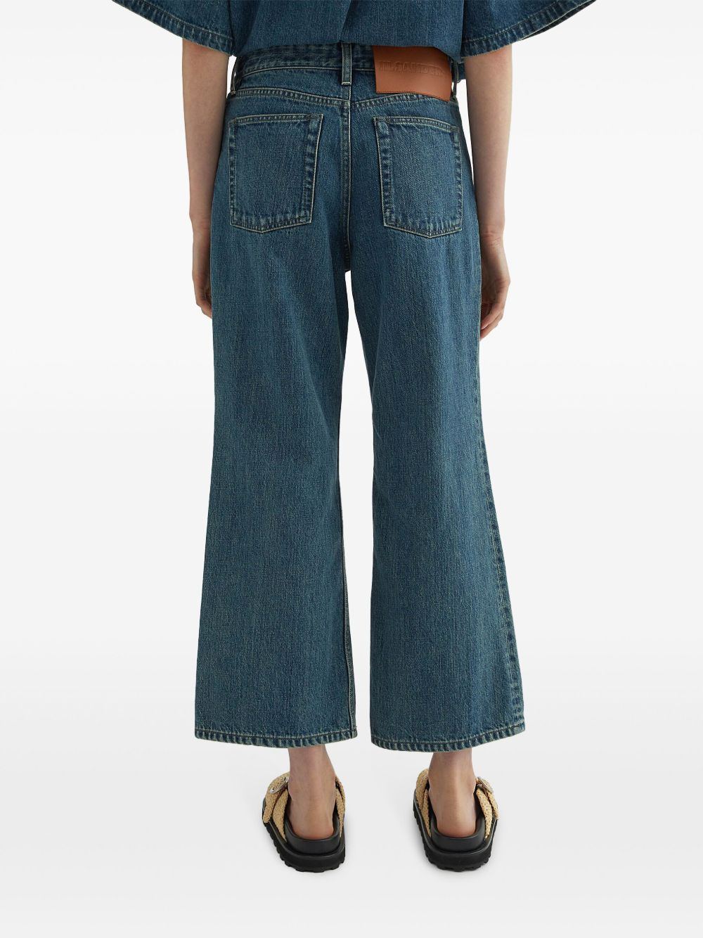 Jil Sander Plus Women's Denim Wide-Leg Jeans