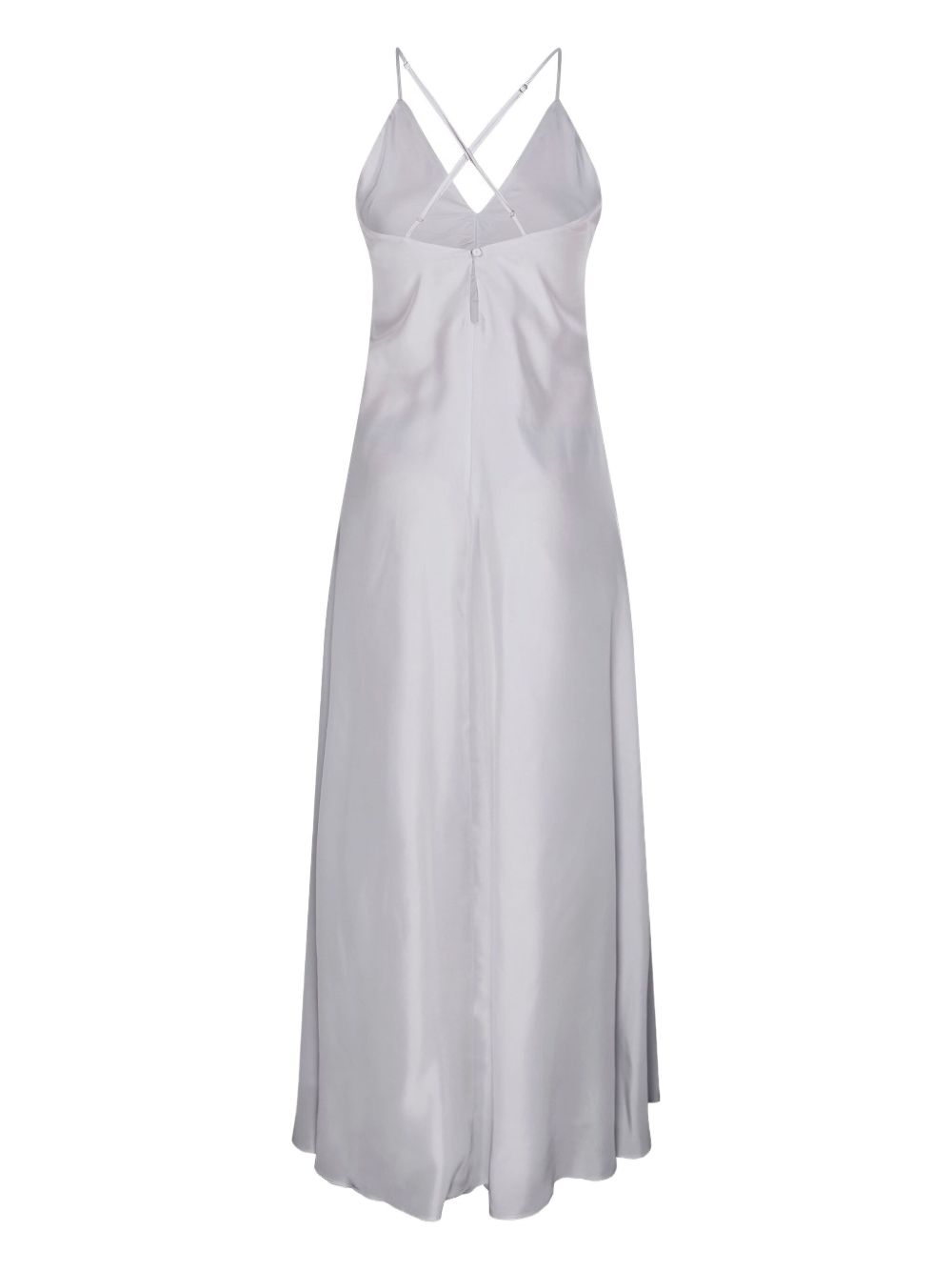 Forte Forte Women's A-Line Silhouette Long Silk Slip Dress