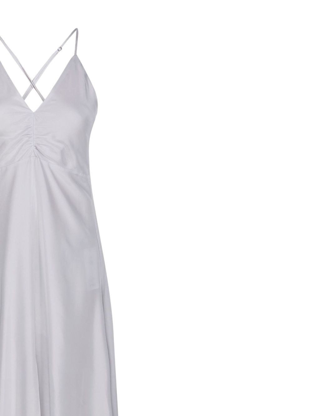 Forte Forte Women's A-Line Silhouette Long Silk Slip Dress