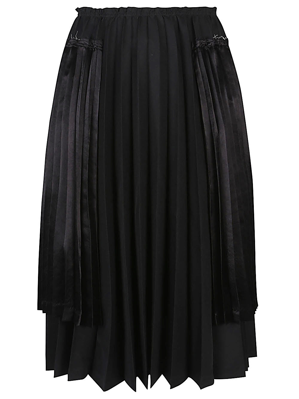 Comme Des Garcons Men's Pleated Midi Skirt