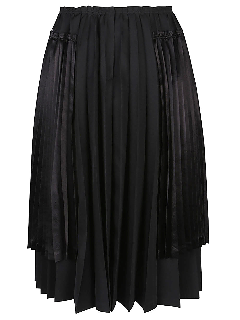 Comme Des Garcons Men's Pleated Midi Skirt