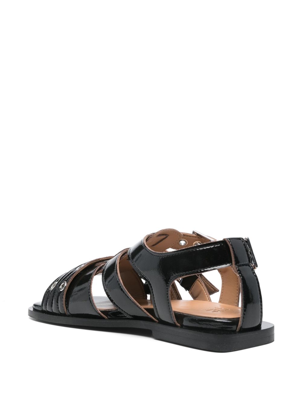 Ganni Women's Eyelet-Detailing Sandals