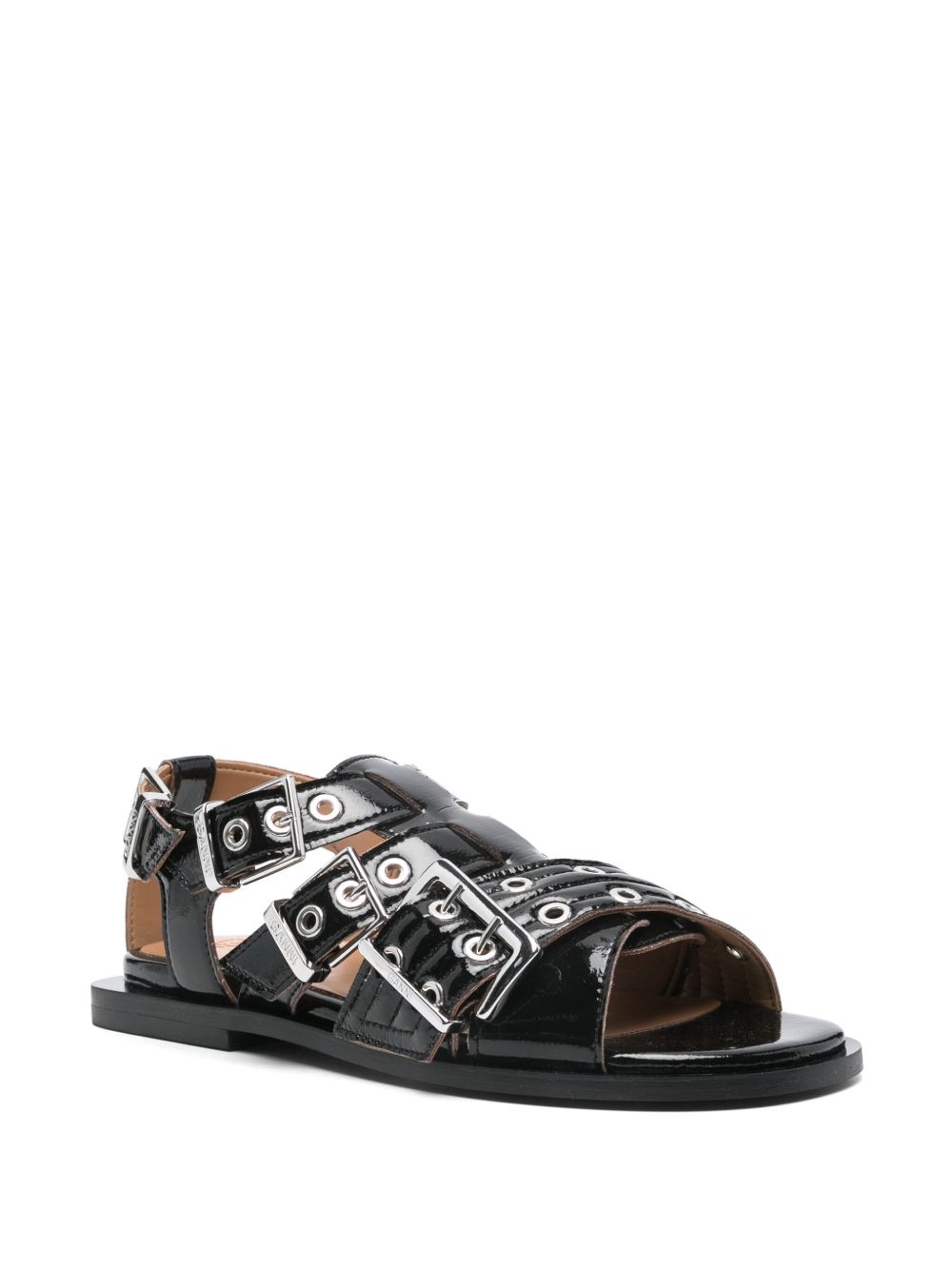 Ganni Women's Eyelet-Detailing Sandals