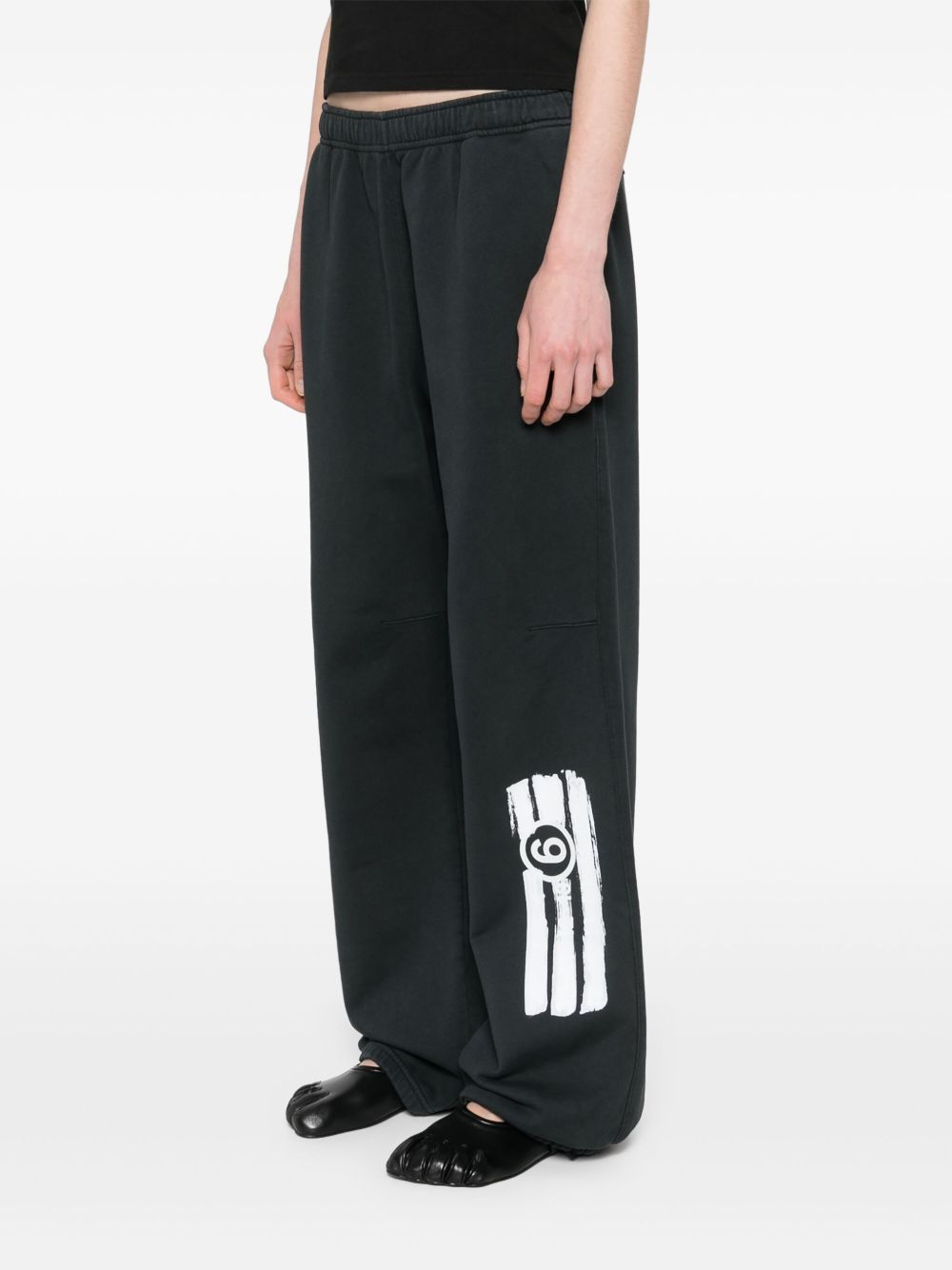 Mm6 Maison Margiela Women's Logo Cotton Sweatpants