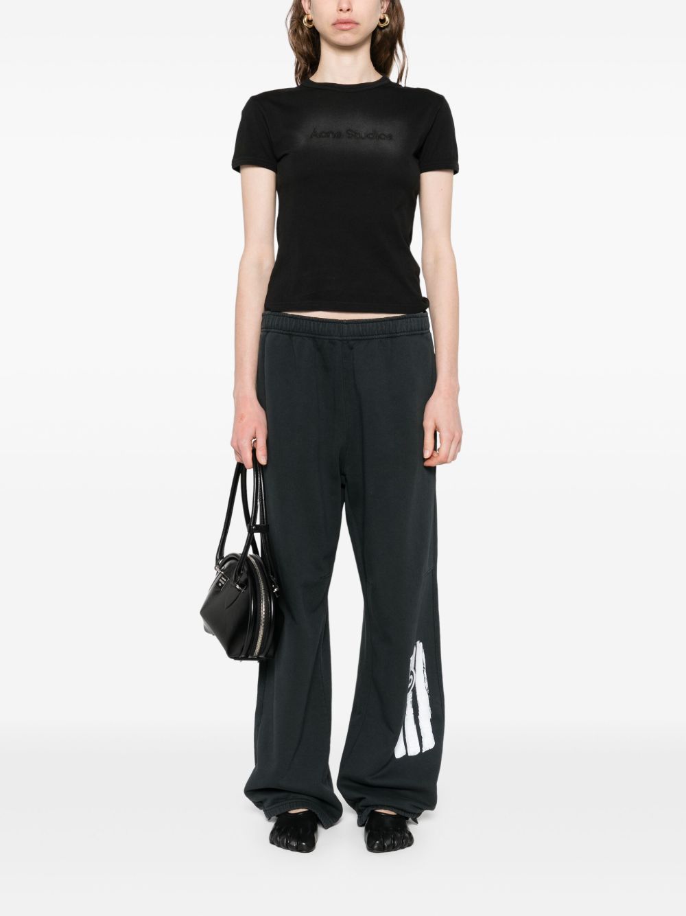 Mm6 Maison Margiela Women's Logo Cotton Sweatpants
