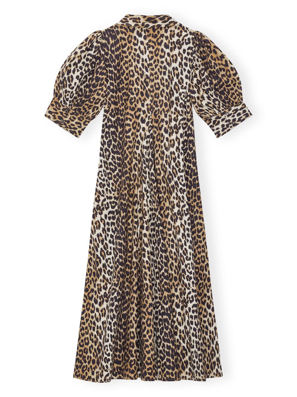 Ganni Women's Conscious Criteria Page Organic Cotton Maxi Dress