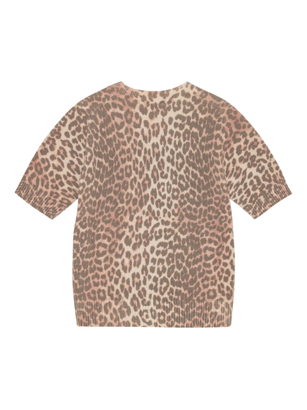 Ganni Women's Logo Wool T-Shirt
