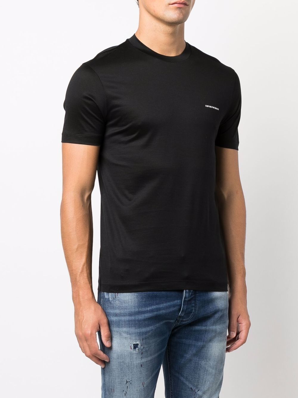 Emporio Armani Men's T-Shirts And Polos Black