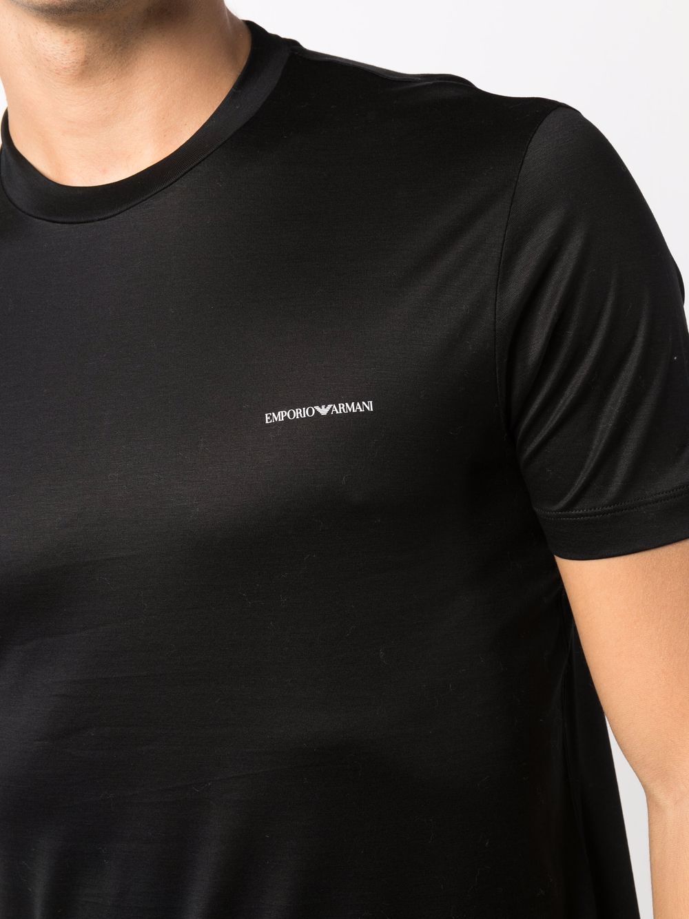 Emporio Armani Men's T-Shirts And Polos Black