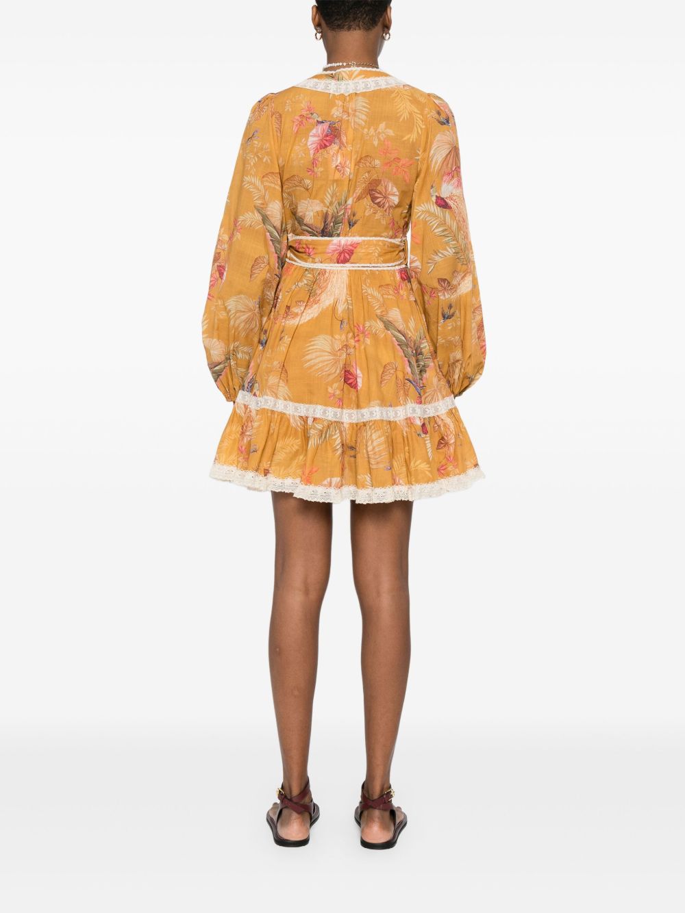 Zimmermann Women's Ascension Ruffle Mini Dress