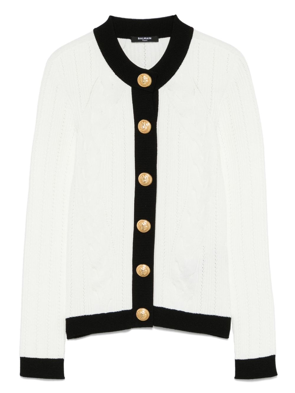 Balmain Women's Two-Tone Cardigan