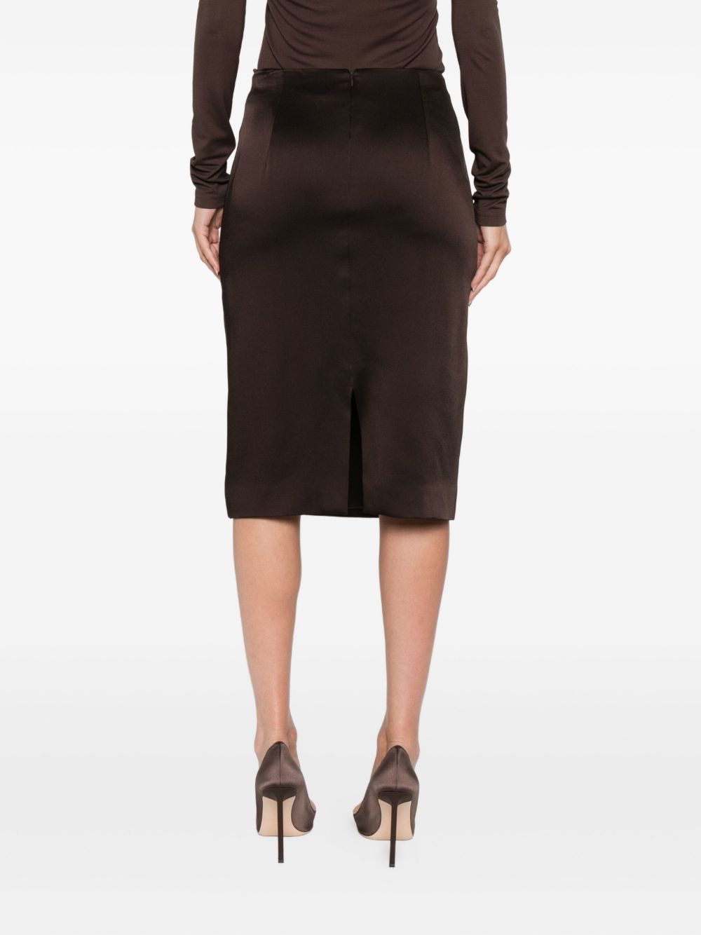 Tom Ford Women's Satin Midi Skirt