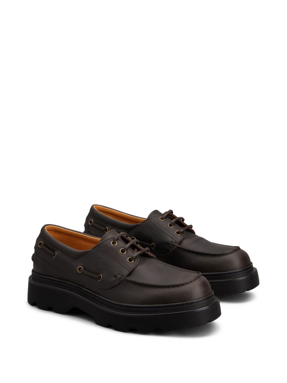 Tod's Men's Leather Boat Shoes