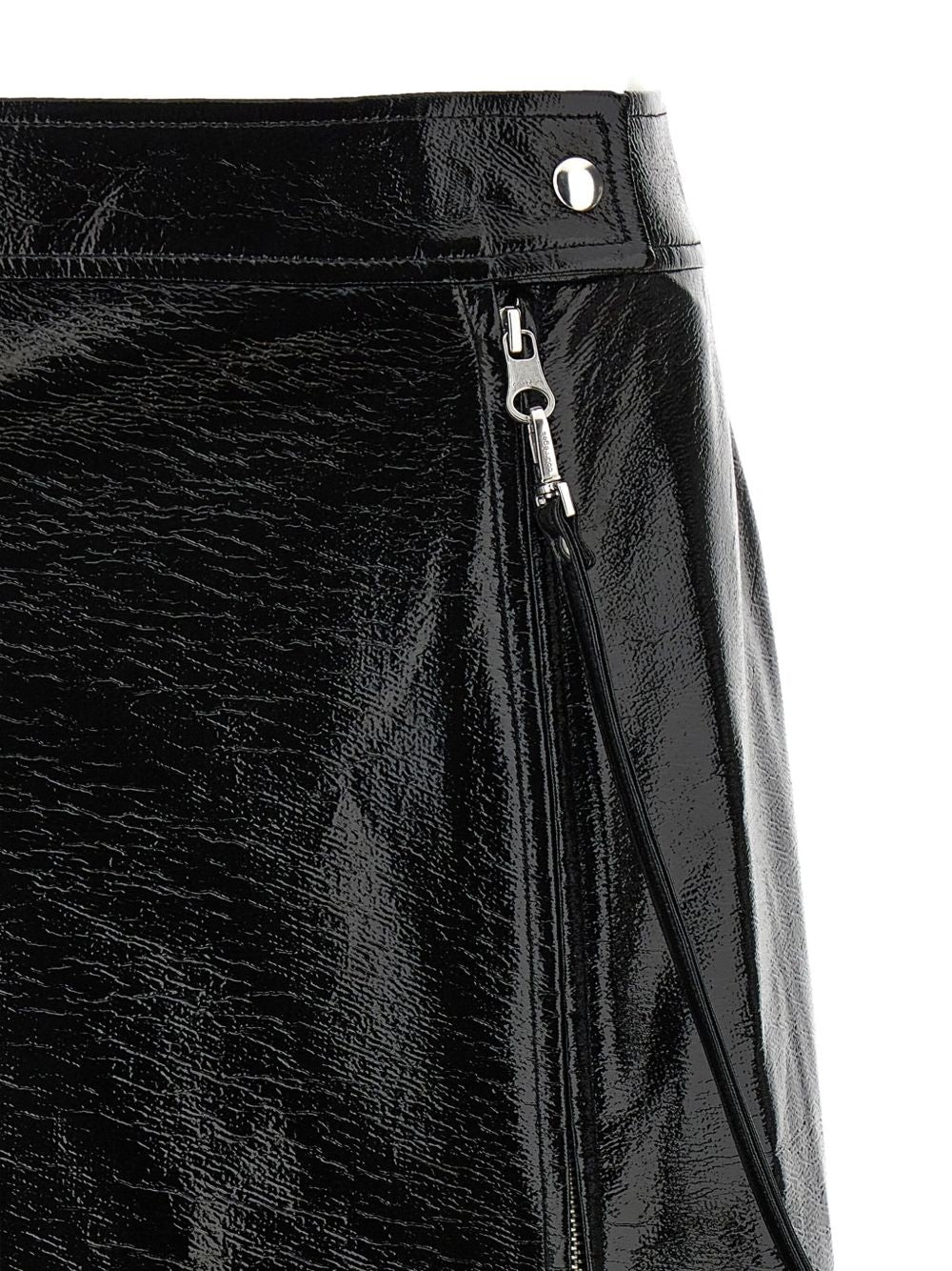 Courreges Pre Women's Vynil Midi Skirt