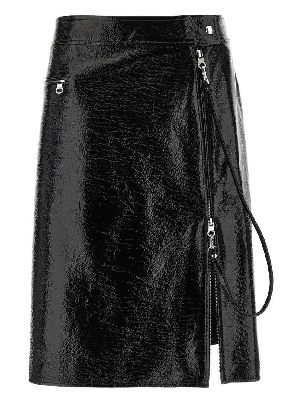 Courreges Pre Women's Vynil Midi Skirt