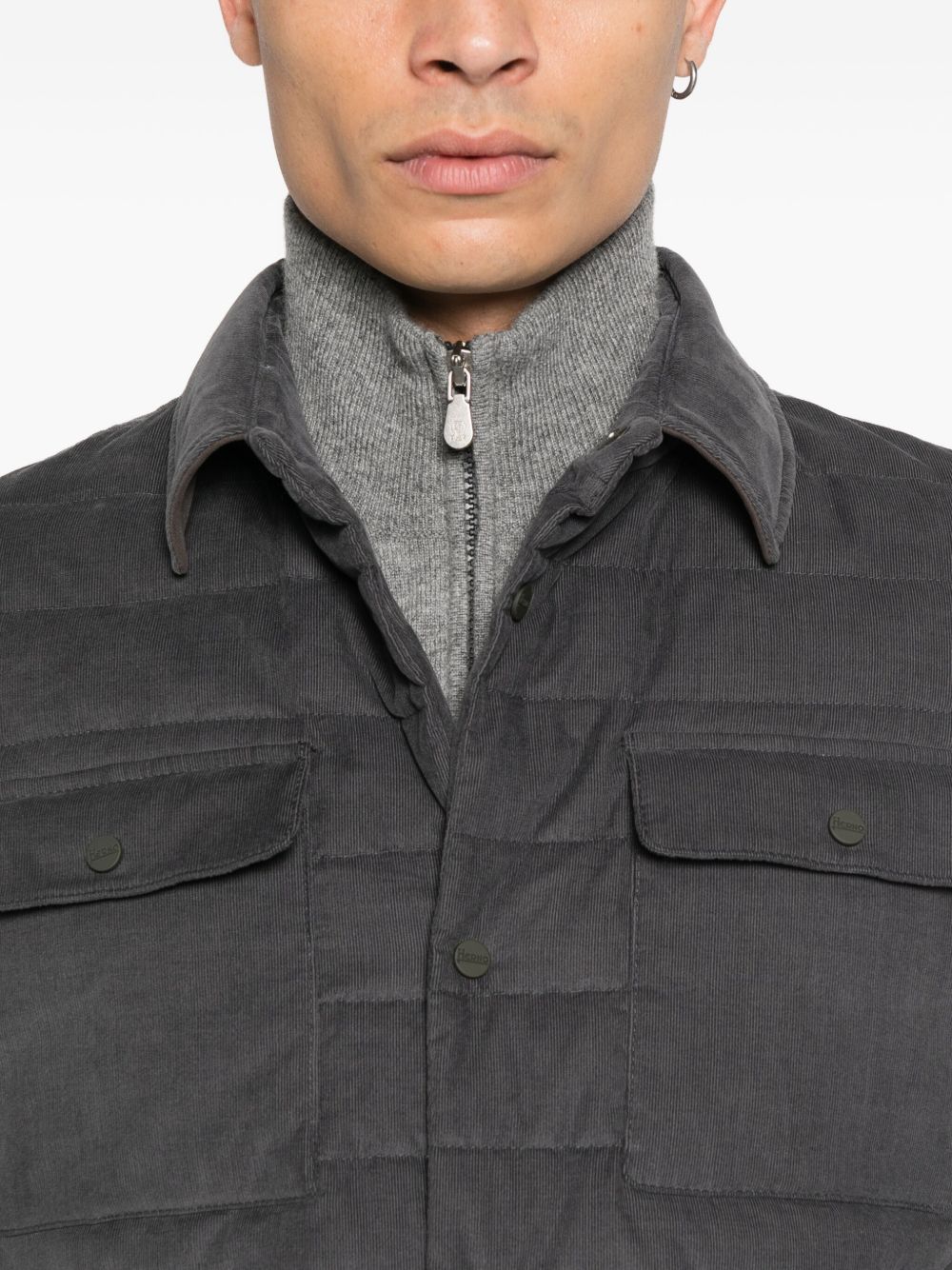 Herno Men's Quilted Down Jacket