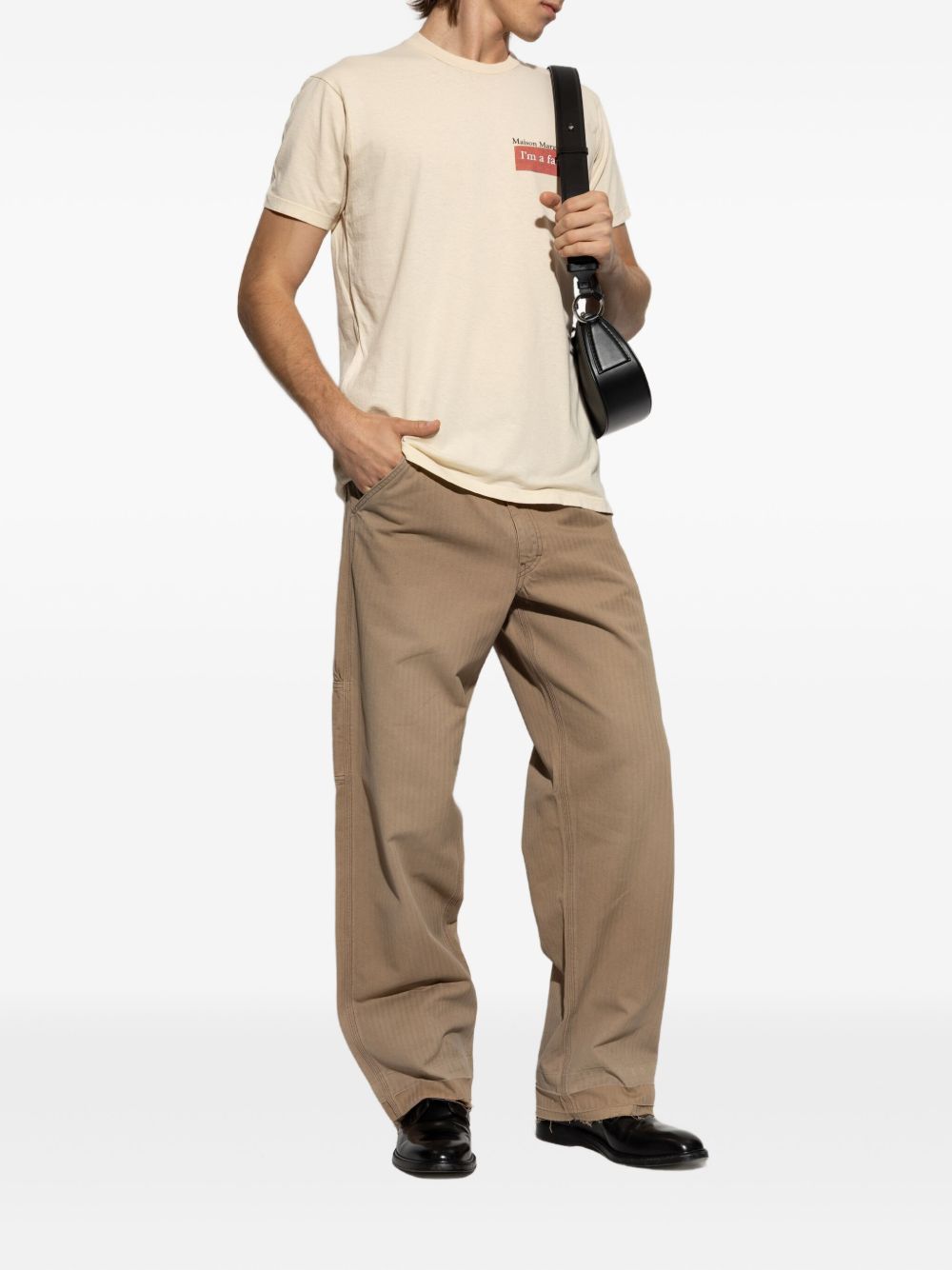 Maison Margiela Men's Herringbone Trousers