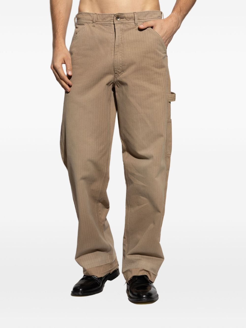 Maison Margiela Men's Herringbone Trousers