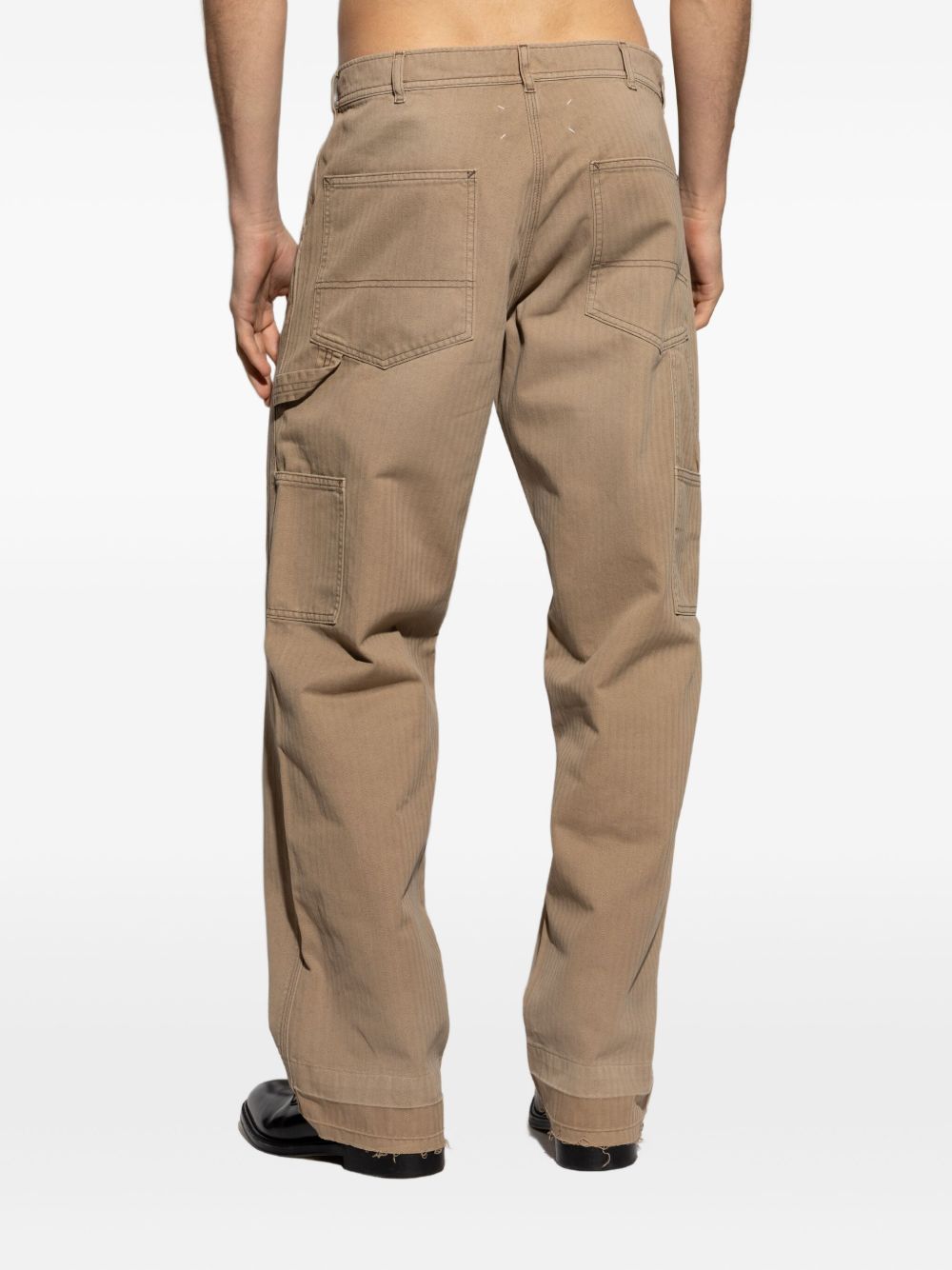 Maison Margiela Men's Herringbone Trousers
