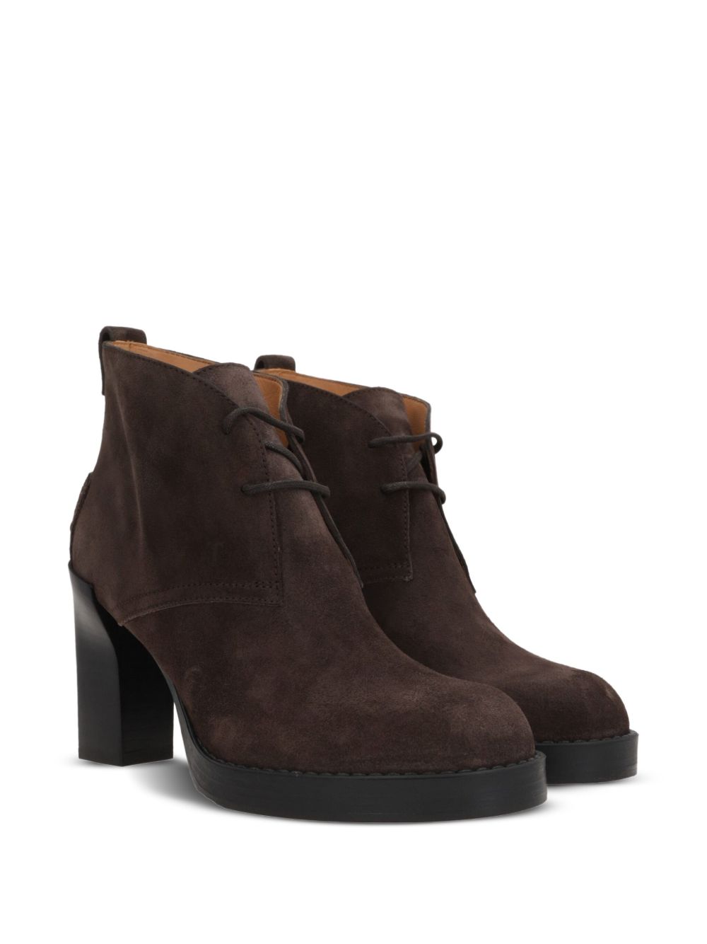Tod's Women's Suede Lace-Up Ankle Boots
