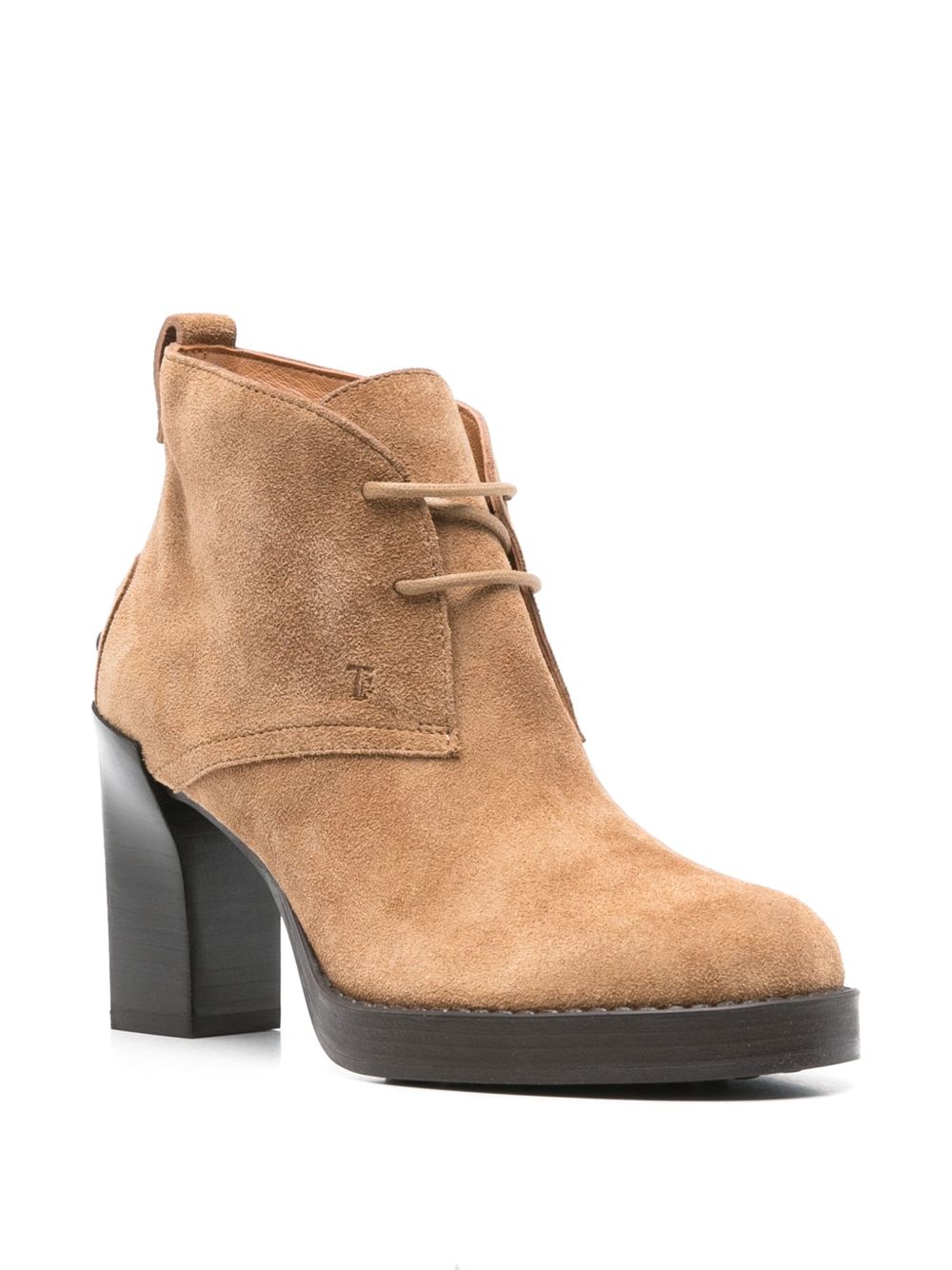 Tod's Women's Suede Lace-Up Ankle Boots