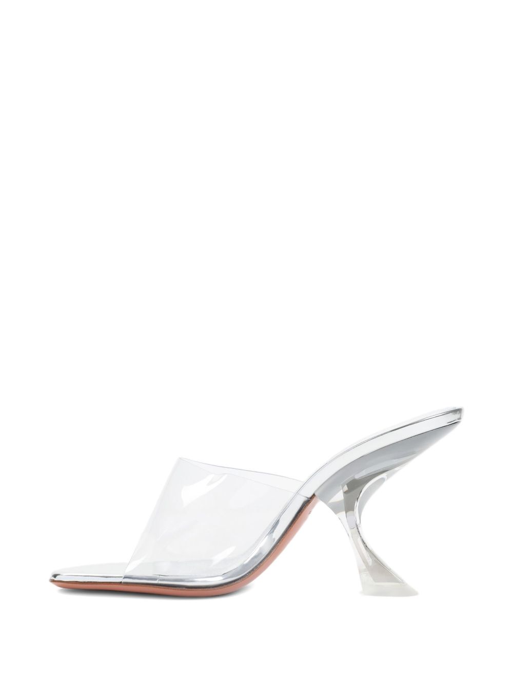 Amina Muaddi Women's Taylor Glass Slipper 90 Transparent Pvc