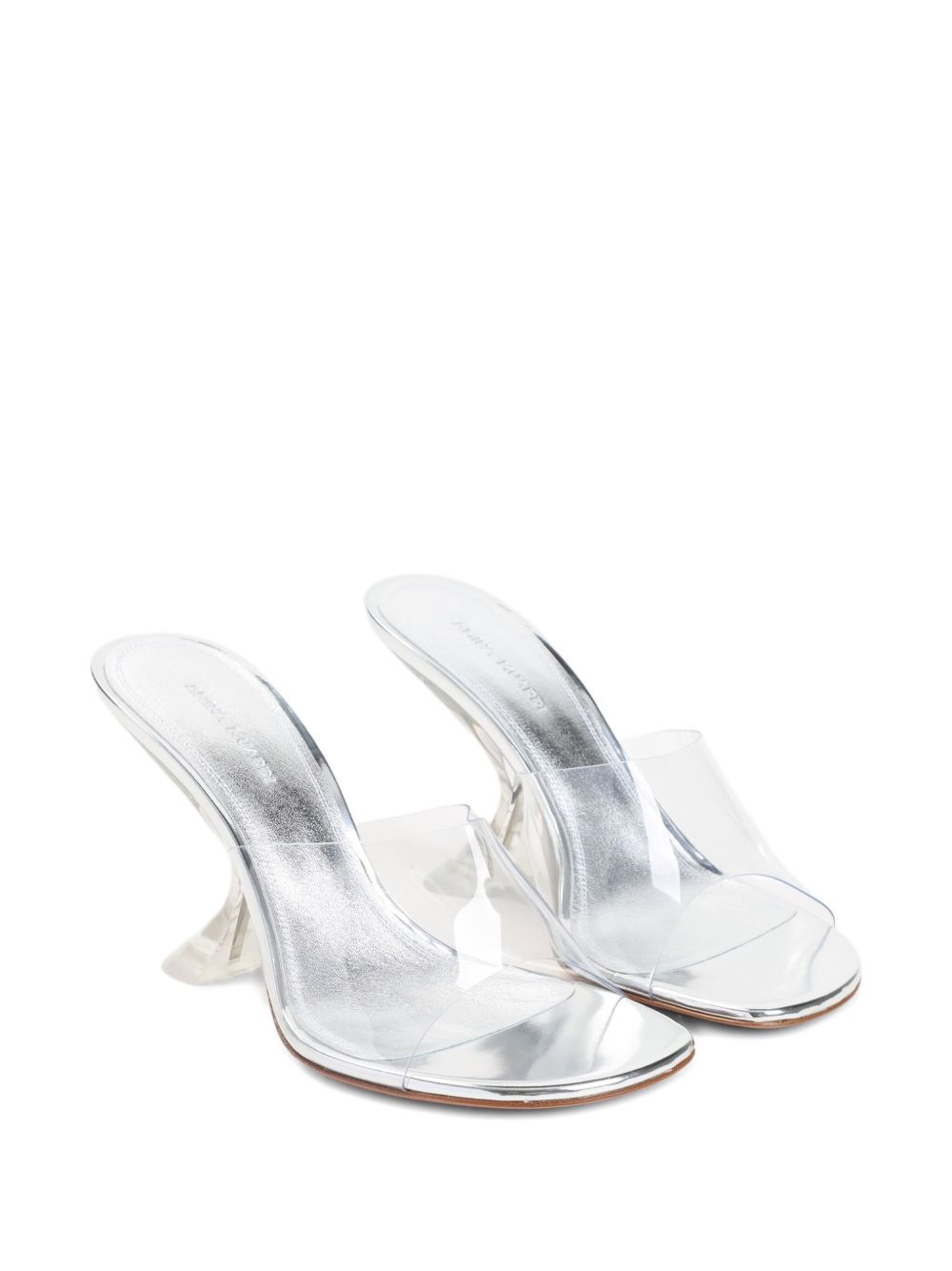 Amina Muaddi Women's Taylor Glass Slipper 90 Transparent Pvc